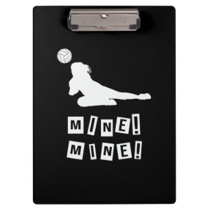 Volleyball-Spieler   Volleyball Mine Klemmbrett