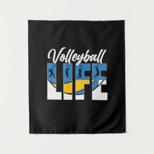Volleyball-Spieler   Volleyball Wandteppich