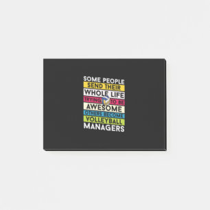 Volleyball-Spieler   Volleyballmanager Post-it Klebezettel