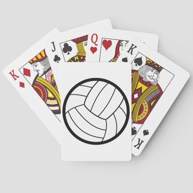 Volleyball Spielkarten (Rückseite)