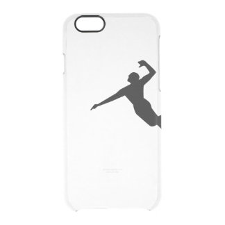 Volleyball-Spitzen-Silhouette iPhone Raum-Kasten Durchsichtige iPhone 6/6S Hülle