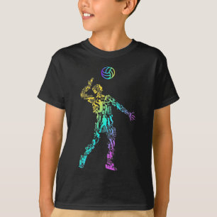 Volleyball Sport Elements Volleyball Spieler T-Shirt