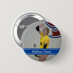 Volleyball Sport Foto Button