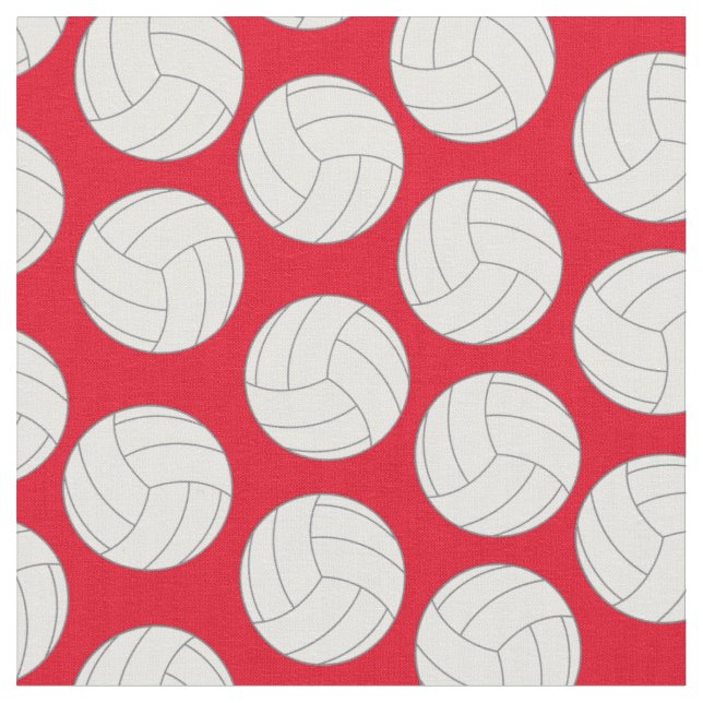 Volleyball-Sport Rot Stoff (Nahaufnahme)