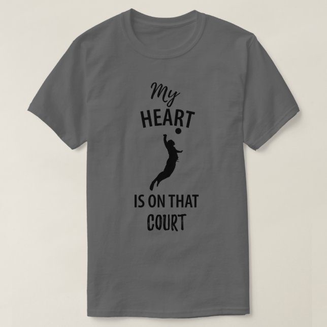 Volleyball Sport Team Spielgeschenk 8 T-Shirt (Design vorne)