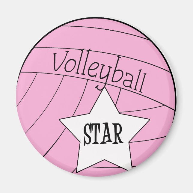 Volleyball Star Magnet (Vorne)