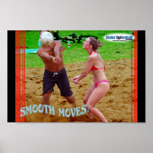 Volleyball Steal Poster