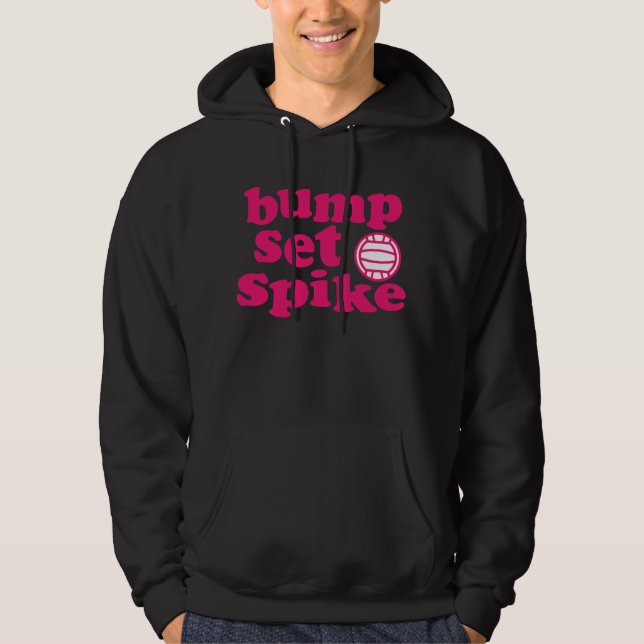 Volleyball - Stoß-Set-SpitzeHoodie Hoodie (Vorderseite)