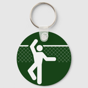 Volleyball-Symbol-Schlüsselanhänger Schlüsselanhänger
