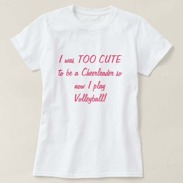 Volleyball-T - Shirt (Design vorne)