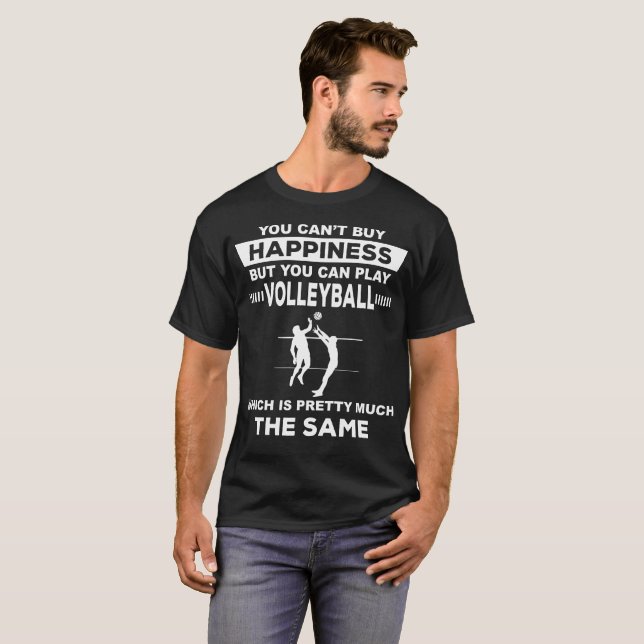 Volleyball-T - Shirt-lustiges T-Shirt (Vorne ganz)