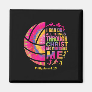 Volleyball T Shirt Teen Girls Christlich Chri Magnet