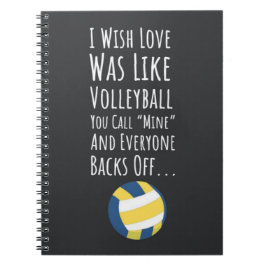 Volleyball Team gibt Bulk Notizblock