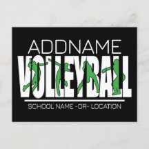 Volleyball Team Spieler ADD NAME School Top Athlet