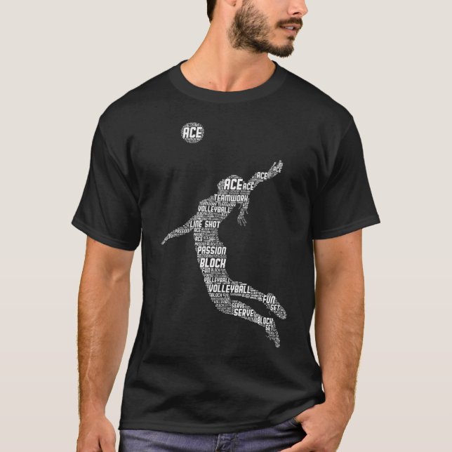 Volleyball Teen Girl Women Youth Player T - Shirt (Vorderseite)