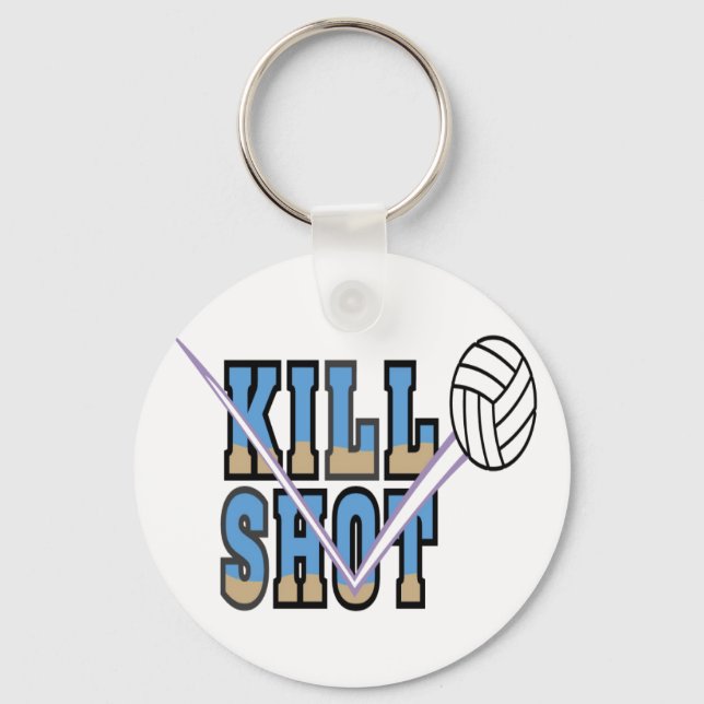 Volleyball: Tötung Schlüsselanhänger (Vorderseite)