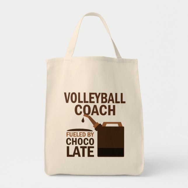 Volleyball-Trainer-(lustiges) Geschenk Tragetasche (Vorne)