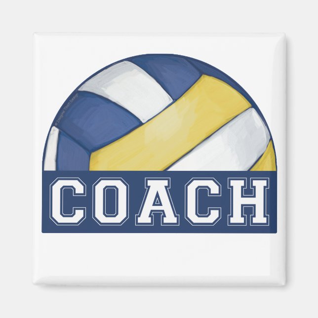 Volleyball-Trainer Magnet (Vorne)
