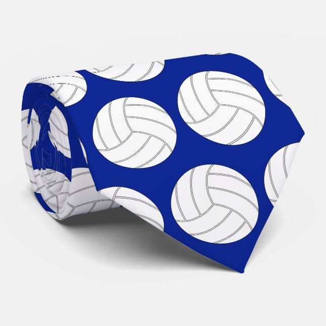 Volleyball-Trainer oder Spieler benutzerdefinierte Krawatte (Gerollt)