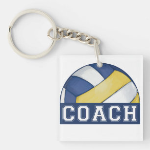 Volleyball-Trainer Schlüsselanhänger