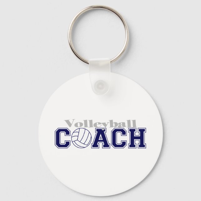 Volleyball-Trainer Schlüsselanhänger (Vorderseite)