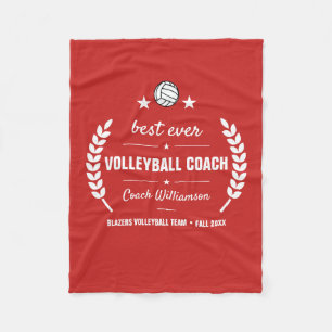 Volleyball-Trainer-Team danken Ihnen das Fleecedecke