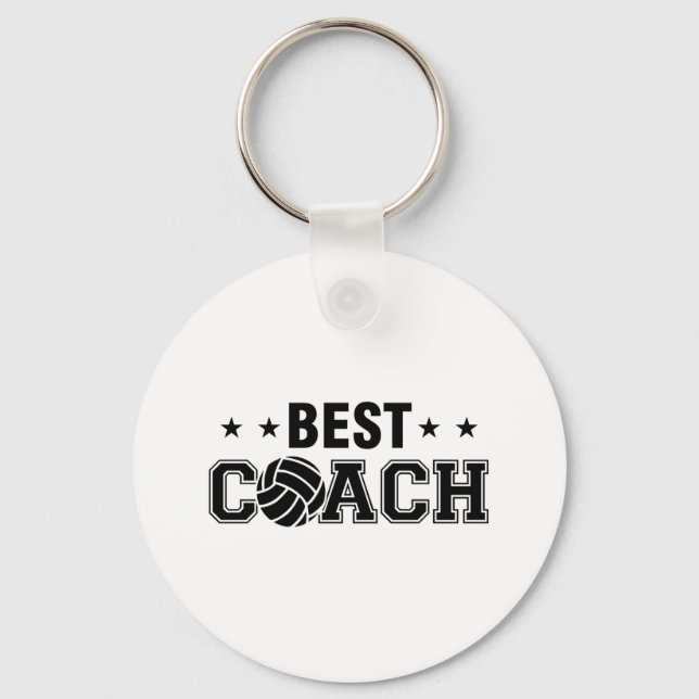 Volleyball-Trainer | Team Sport Training Geschenke Schlüsselanhänger (Vorderseite)