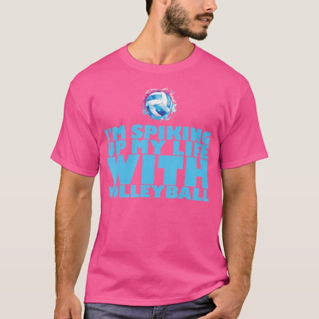 Volleyball-Trainertrainer Spiel Beach Volleyball T-Shirt (Vorderseite)