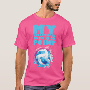 Volleyball-Trainertrainer Spiel Beach Volleyball T-Shirt