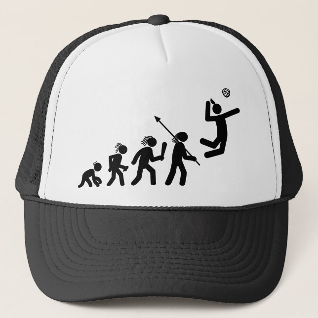 Volleyball Truckerkappe (Vorderseite)