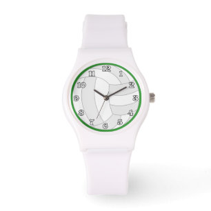 Volleyball-Uhr-Gesicht Armbanduhr