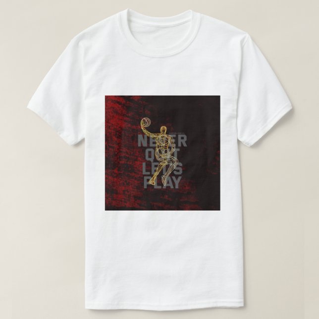 Volleyball und Logo-Design-Shirt T-Shirt (Design vorne)