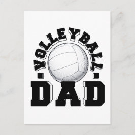 Volleyball Vater Alte Schule Geschenke Ideen Postkarte