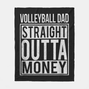 Volleyball Vater Direkt Ausflug Geld ich Spaß Fleecedecke