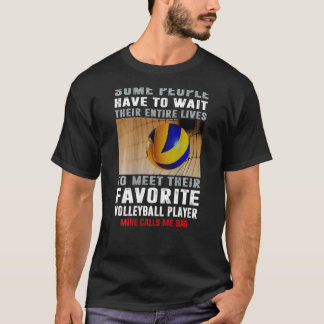 Volleyball-Vater Einige Leute müssen ihren Enti ab T-Shirt