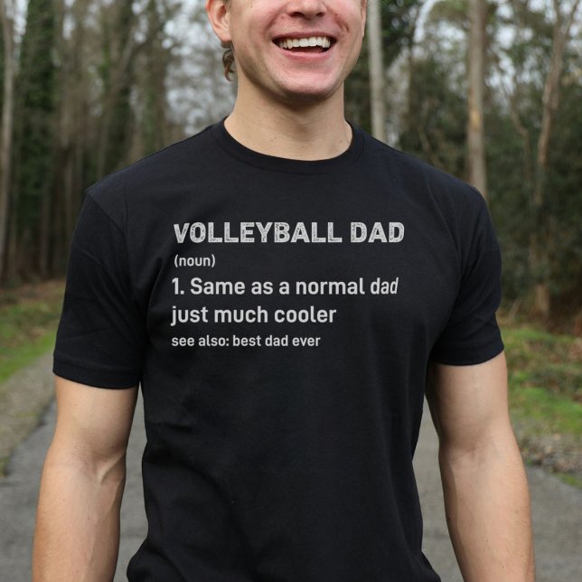 Volleyball-Vater Funny Definition T-Shirt (Von Creator hochgeladen)