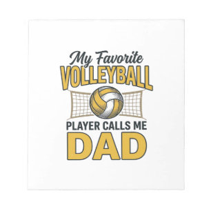 Volleyball-Vater Mein Lieblingsspieler nennt mich  Notizblock