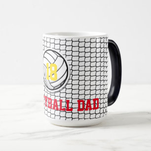 VOLLEYBALL VATER Net Player NUMMER Ball Sports Fun Verwandlungstasse