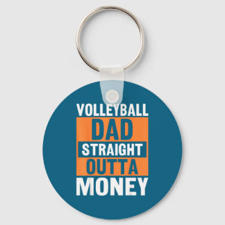 Volleyball-Vater Straight Outta Geld Lustig Srts P Schlüsselanhänger