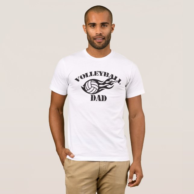 Volleyball Vater T-Shirt (Vorne ganz)