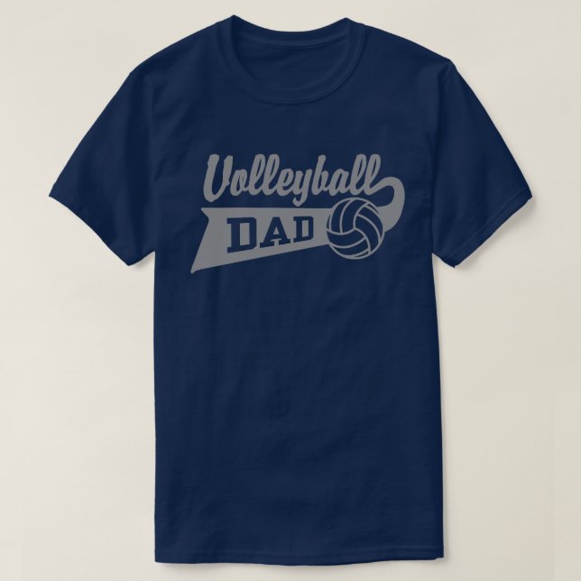 Volleyball-Vater T-Shirt (Design vorne)