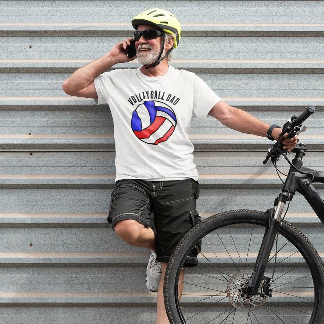 Volleyball-Vater T-Shirt (Von Creator hochgeladen)