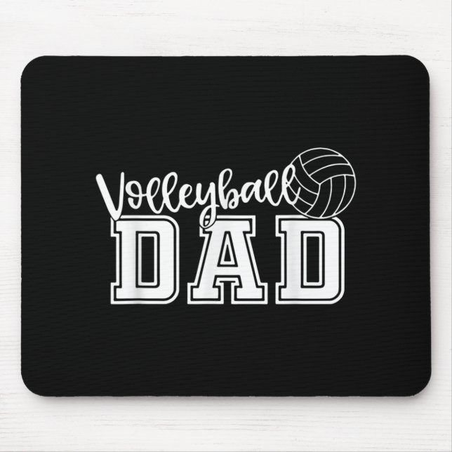 Volleyball Vater Volleyball Pater Lover Mousepad (Vorne)