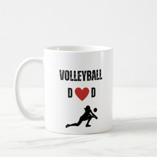 Volleyball-Vater (weibliche Athletin) Kaffeetasse