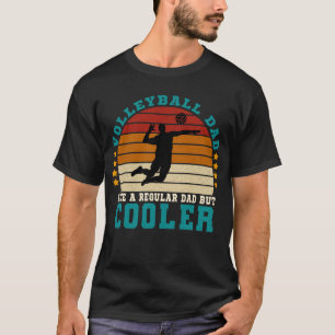 Volleyball-Vater wie ein regelmäßiger Vater, aber T-Shirt