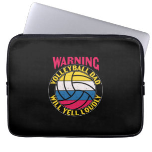 Volleyball Vater Will Yell Louly Laptopschutzhülle