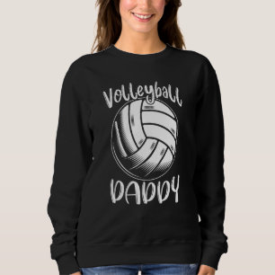 Volleyball-Vati für Familie passende Spieler Team Sweatshirt