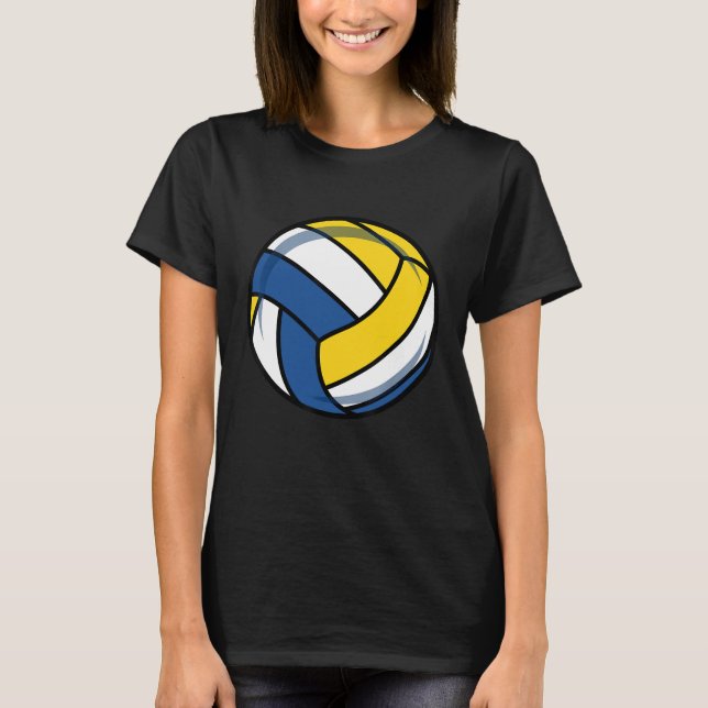 Volleyball Vball Spieler Männer Frauen Kinder T-Shirt (Vorderseite)