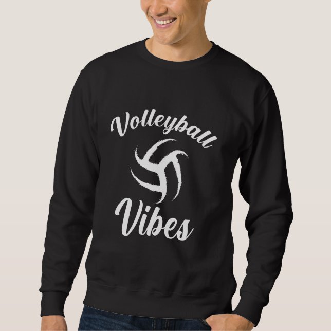 Volleyball Vibes Funny Vollyball tee mit Redewendu (Vorderseite)