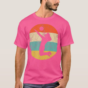 Volleyball Vintag Retro Volleyball Player T-Shirt